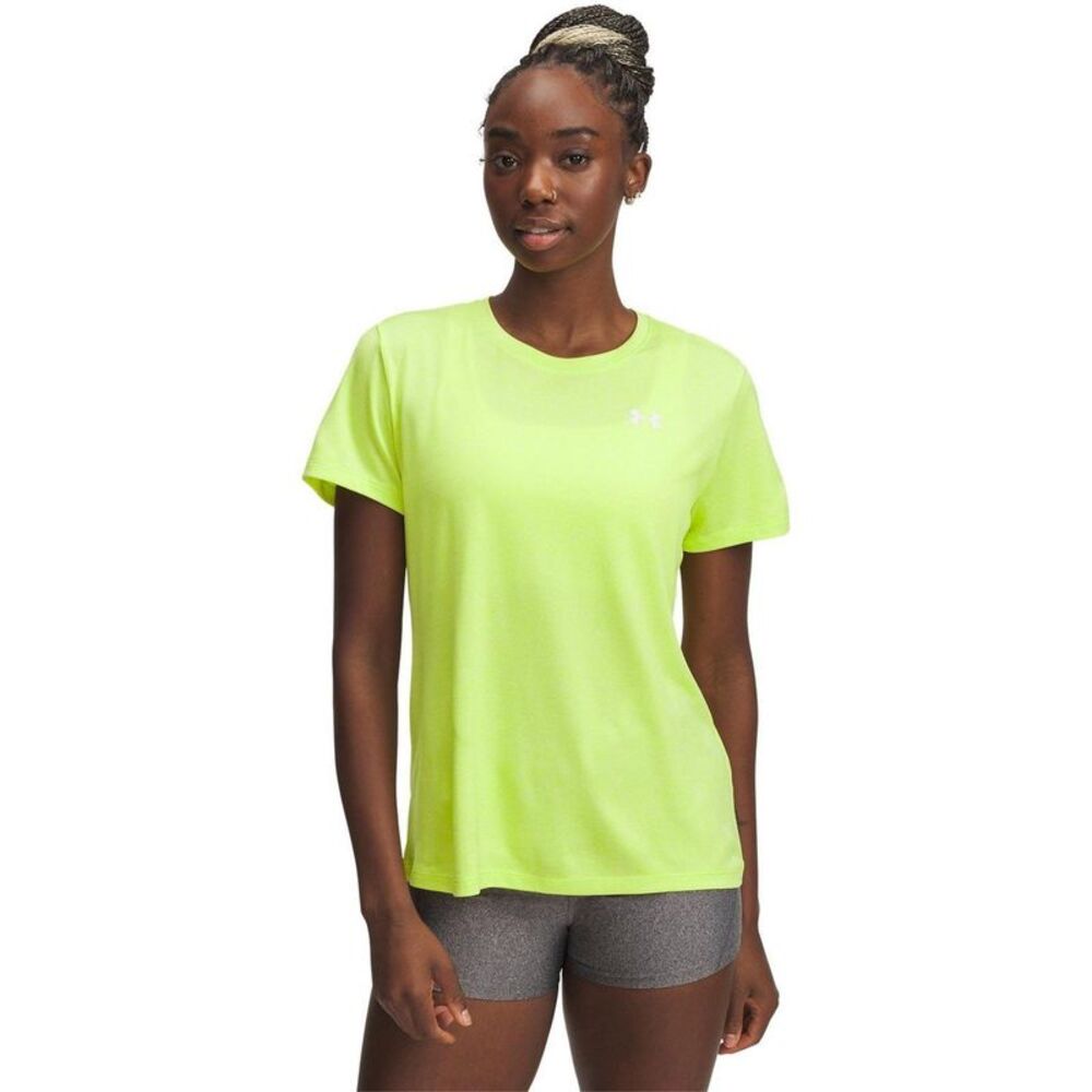 Under Armour Womens/Ladies Twist Short-Sleeved T-Shirt / Yellow